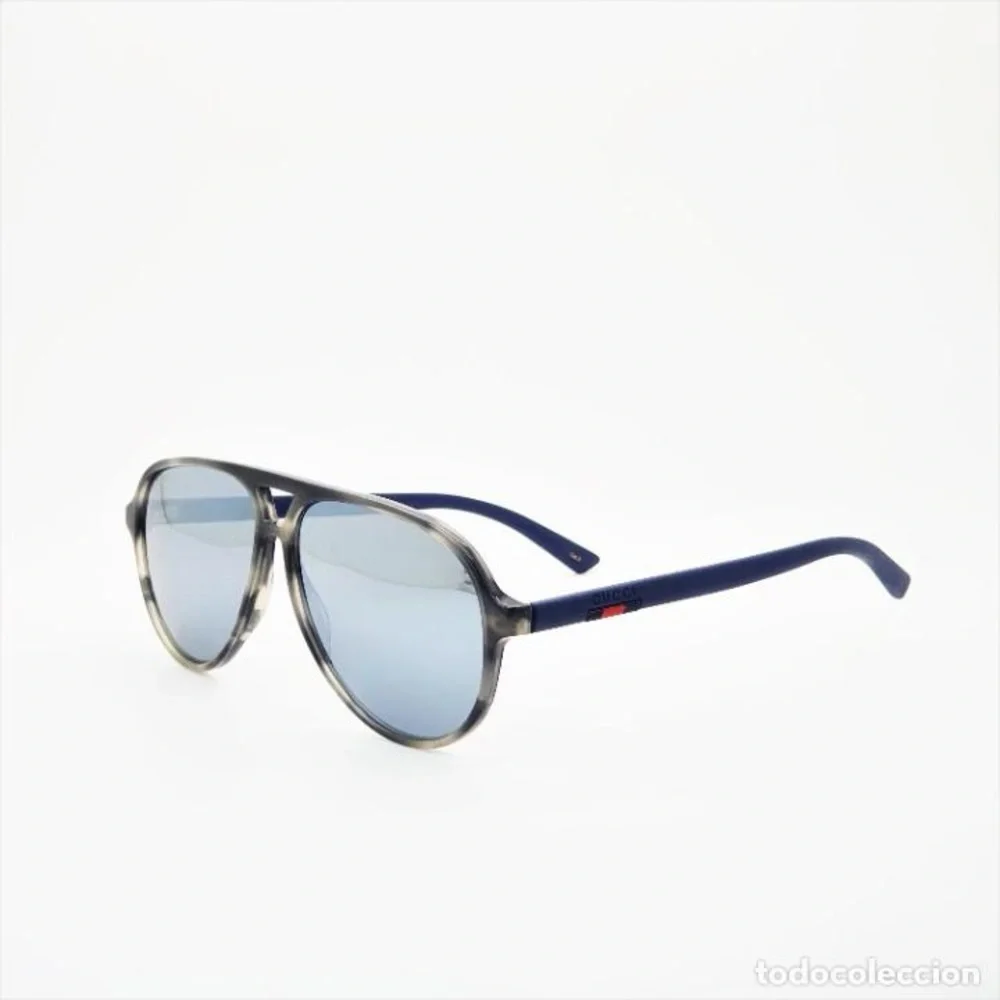 New- Gucci GG0423S 010 Pilot Sunglasses - Authentic Polarized Grey, 60mm”